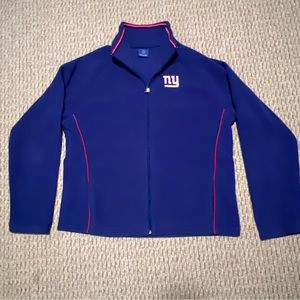 New York Giants Blue Zip Up Fleece, Small